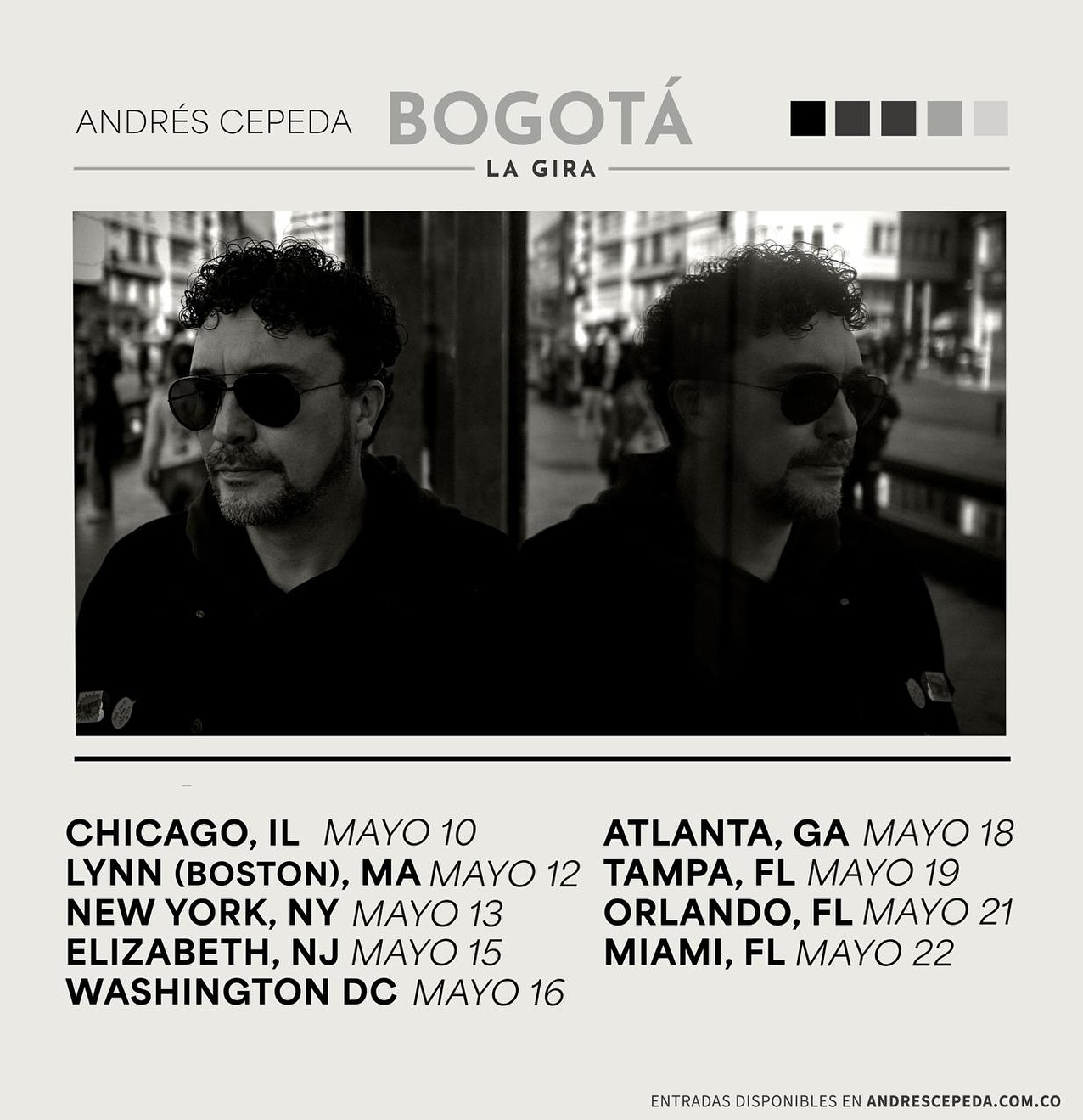 Andrés Cepeda Bogotá: La Gira Tour Poster 2026